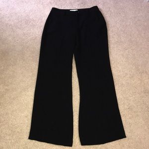 Cabi Flat Front City  Trouser Black Dress Pants